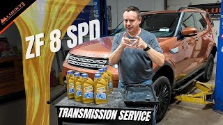 How to Change Transmission Filter & Fluid | Land Rover ZF 8-Speed Transmission Service