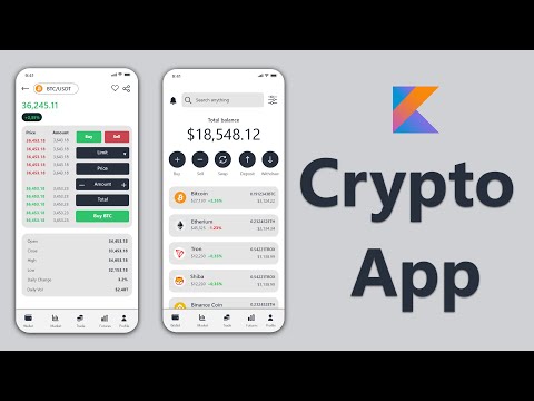 Crypto App Kotlin Project Android Studio tutorial