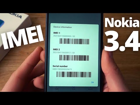 How to Check IMEI for Nokia 3.4  + Serial Number.