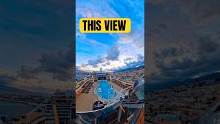 Mediterranean port morning with Malta in view from MSC World Europa.