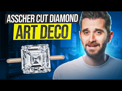 Art Deco Style ASSCHER CUT Diamond!