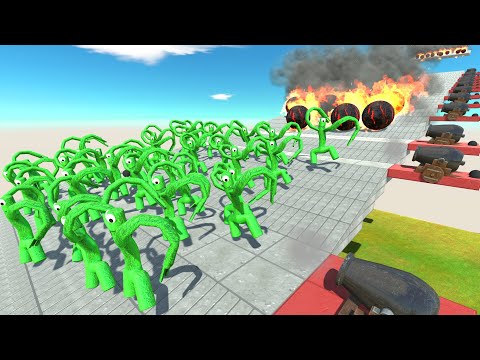 Go Down The Giant Staircase | Run Away From The Falling Fire Shadow - ARBS