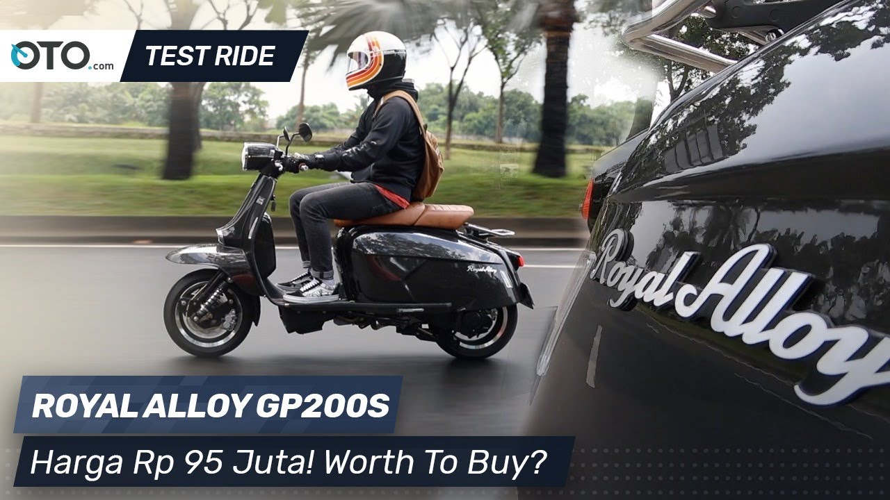 Royal Alloy GP200S | Test Ride | Skuter Klasik Rp 90 jutaan | OTO.com
