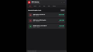Introduction to GPU Selector