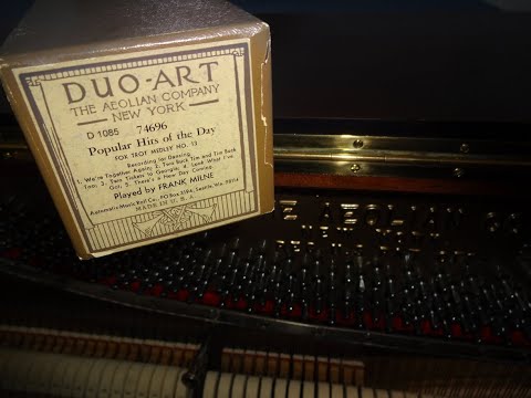 Frank Milne Plays a 1933 Depression-era Dance Medley on Duo-Art