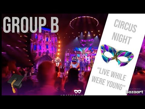 Group B Sings “Live While Were Young” | The Masked Singer Uk Season 5 School Night
