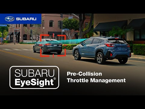 Subaru EyeSight | Pre-Collision Throttle Management (2023)