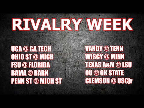 GEORGIA GEORGIA TECH OHIO STATE MICHIGAN FSU FLORIDA...