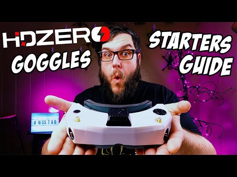 HDZero goggles definitive starters guide - flashing, battery cables, antennas, menus, and more!