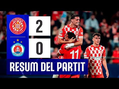 GIRONA FC 2-0 SK SLOVAN | UEFA CHAMPIONS LEAGUE 2024/25 J3 | GIRONA FC