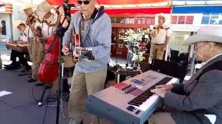 Louise Rowe & The Texan Playboys 4/2/16 Faded Love LIVE Swing on the Square