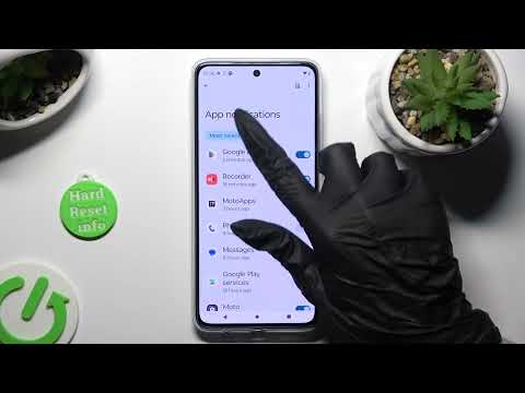 How to Turn On/Off App Notifications on MOTOROLA Moto G84?