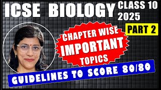 BIOLOGY TIPS & TRICKS TO SCORE 100% | GENERAL GUIDELINES | BOARD EXAMINATIONS 2025 | ICSE CLASS 10