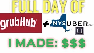 Full Day of Uber & GrubHub Like a "Boss Baby" - HD 2017