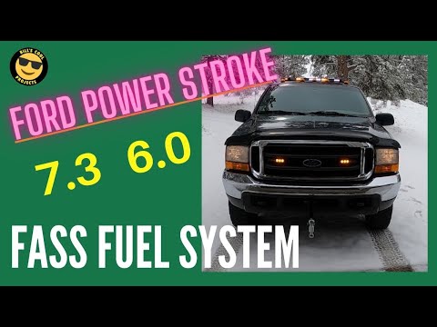 Ford 7.3 and 6.0 Powerstroke Diesel FASS Fuel Filter System Lift Pump Installation Airdog Comparison