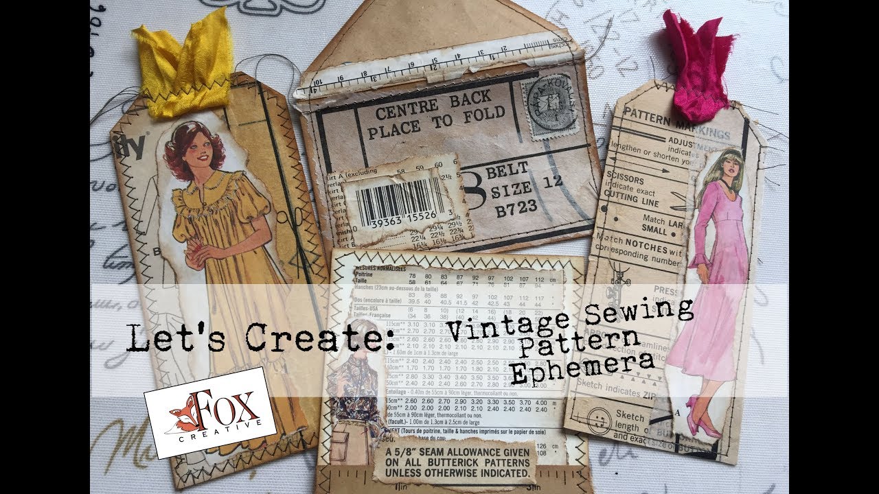 Lets Create: Vintage Pattern Ephemera