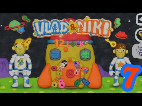 Vlad and Niki 12 Locks Level 7 (Unlocking  the rocket)