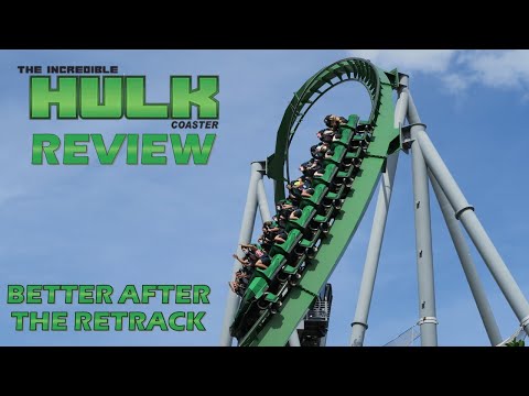 Video review of Incredible Hulk by Canobie Coaster