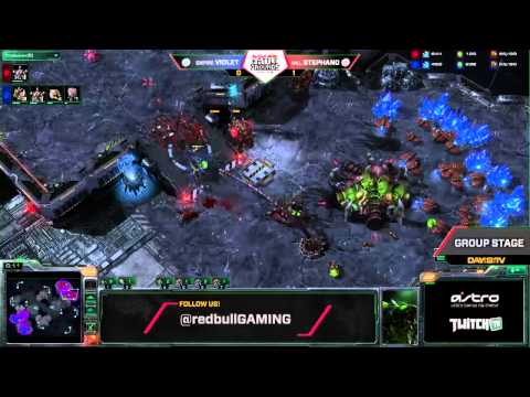 viOLet (Z) vs Stephano (Z) G2 Red Bull Battlegrounds Austin Group A - Day 1