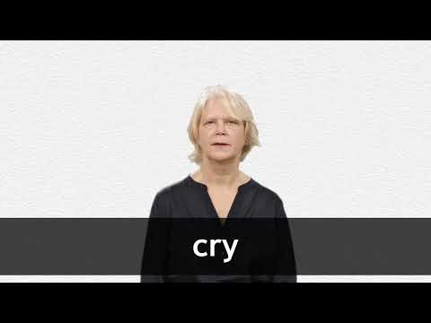 cry  Tradução de cry no Dicionário Infopédia de Inglês - Português