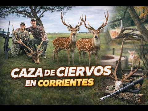 CAZA DE IMPRESIONANTES CIERVOS AXIS - RECECHO EN CORRIENTES CON .300 WIN MAG/308 WIN/270/3006