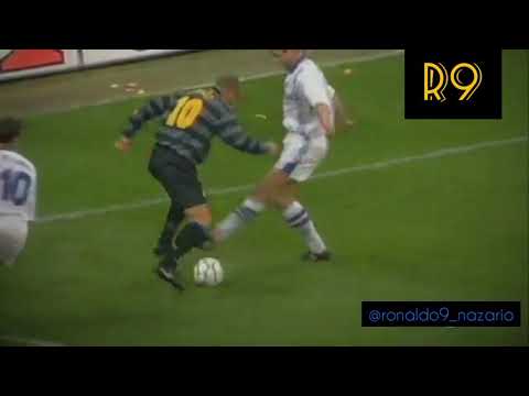 Ronaldo nazario incredible  technique vs Schalke 04 in 1998