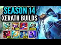 TRYING EVERY POSSIBLE XERATH BUILD FOR SEASON 14! (THE XERATH MOVIE)