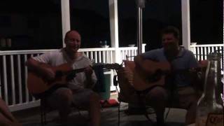 DRUMFISH:  "Without My Light" - Informal acoustic w/ friends, Aug 6, 2011