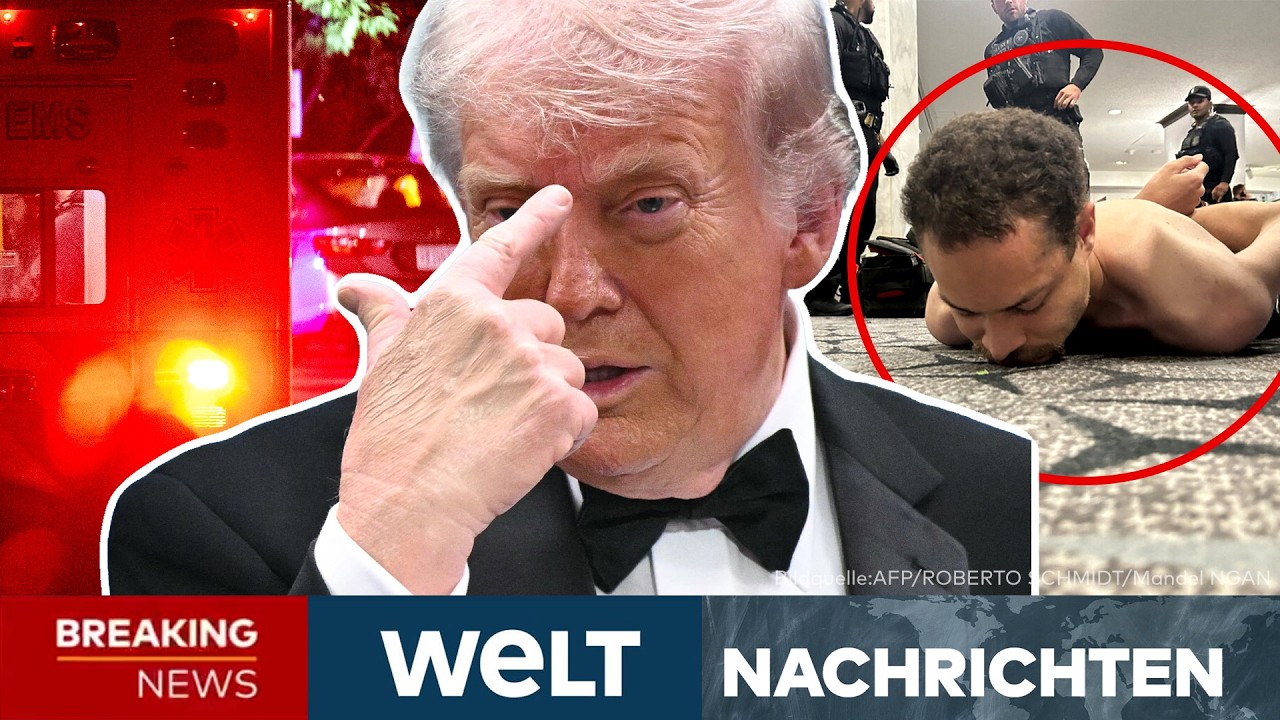 WASHINGTON: "Get down!" Schüsse bei Pressedinner! Trump evakuiert! Kalifornier festgenommen | LIVE