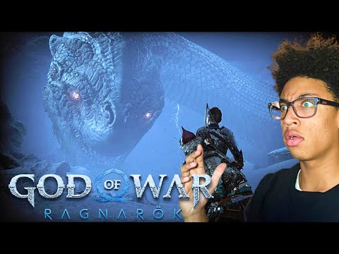 JORMUNGANDR IN ASGARD Scene REACTION  - God of War 5 Ragnarok