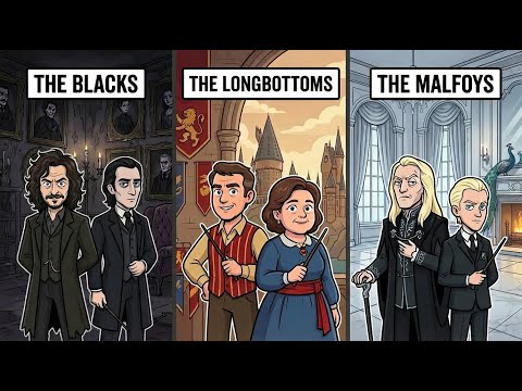 All 28 Sacred Pure Blood Families in Harry Potter EXPLAINED in Detail