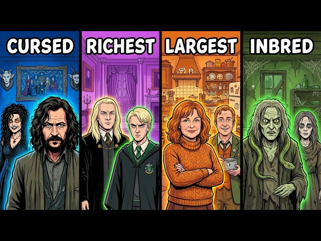 All 28 Sacred Pure Blood Families in Harry Potter EXPLAINED in Detail SDDEFAULT Thumbnail