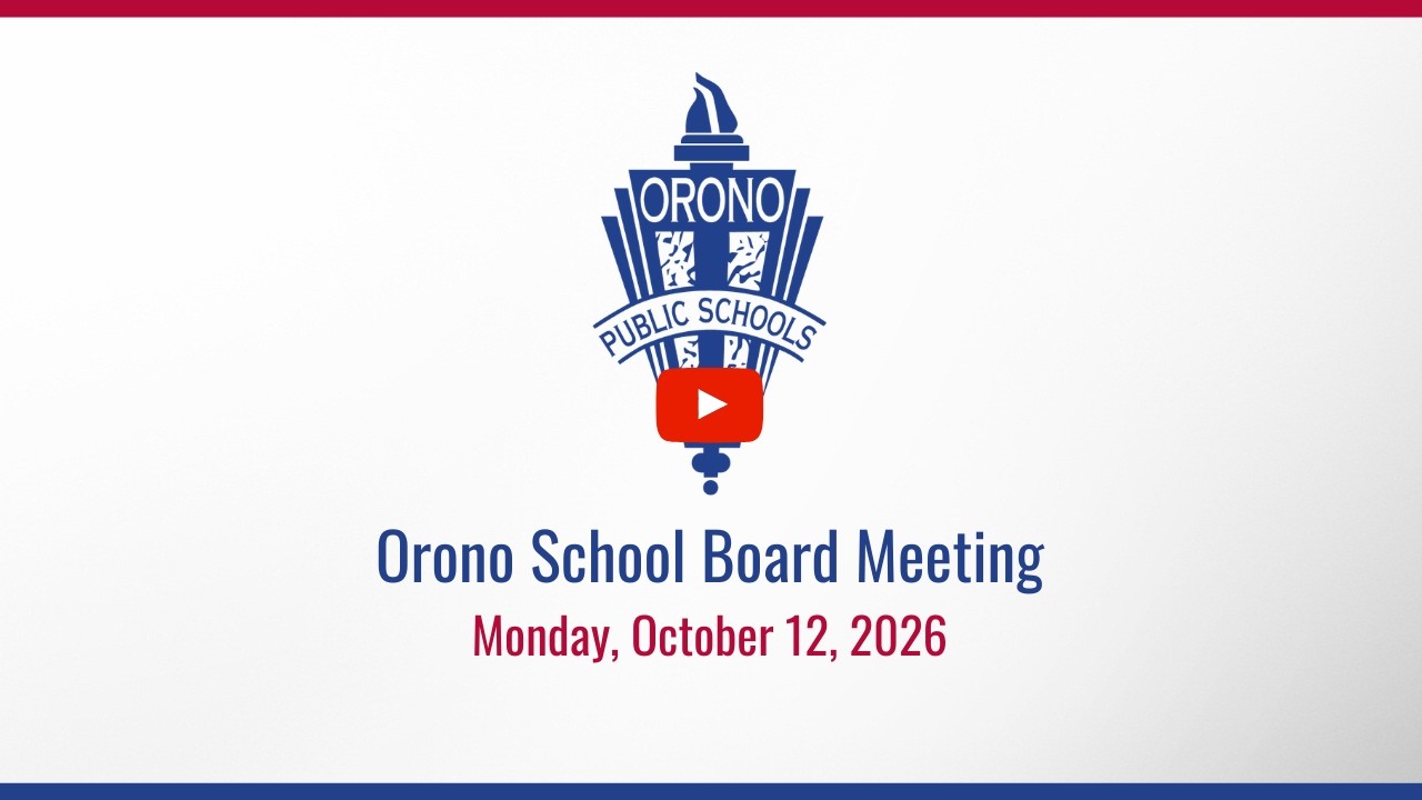 Orono School Board Meeting 10/12/26