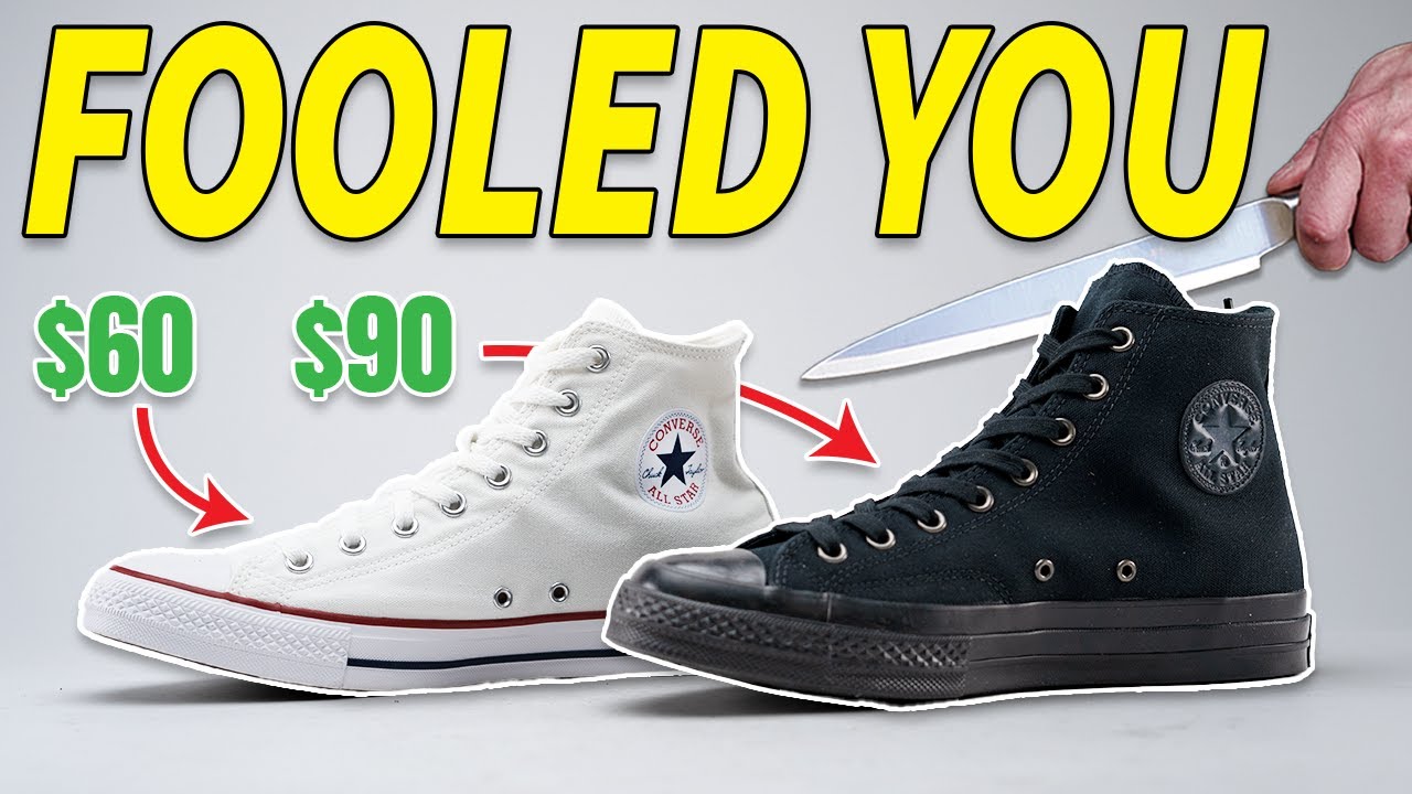Why you shouldn't buy cheap Converse - All Star vs Chuck 70
