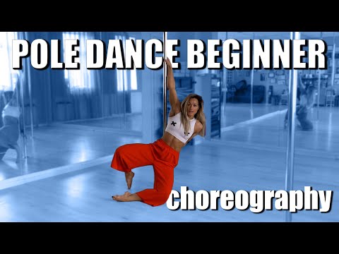 POLE DANCE CHOREOGRAPHY BEGINNER TUTORIAL