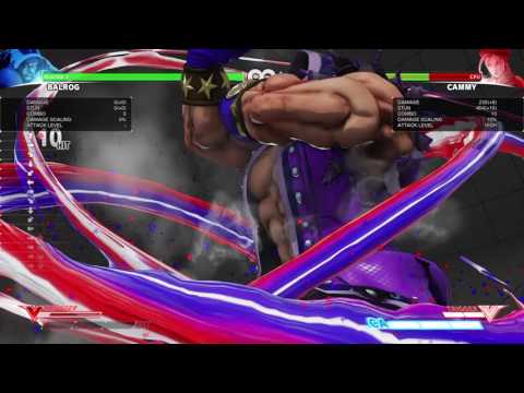 SFV - Balrog Crouching Light Kick V Trigger BnB Combo