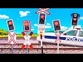 Railroad Crossings With Swapped Faces Bahnübergang