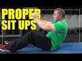 Exercise Index - How To Do a Proper Sit Up
