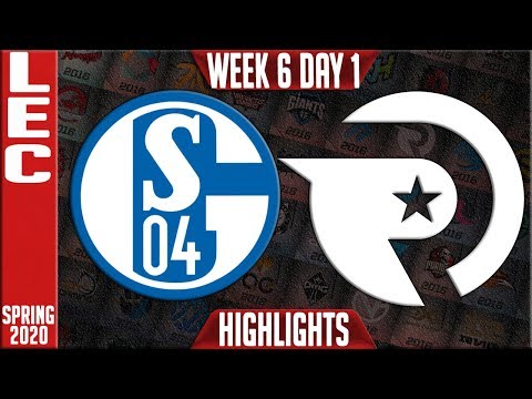 S04 vs OG Highlights | LEC Spring 2020 W6D1 | Schalke 04 vs Origen