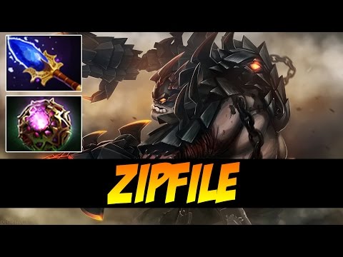 Zipfile Plays Pudge WITH AGHANIM AND OCTARINE - Dota 2
