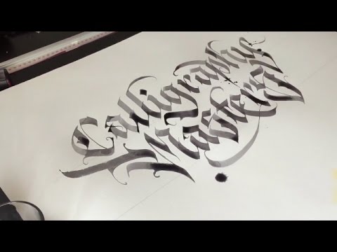 HOW TO WRITE CALLIGRAPHY MASTERS WITH WLK