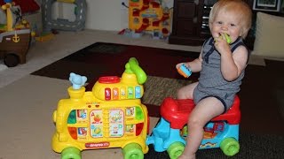 VTech Sit-to-Stand Alphabet Train Playtime Review