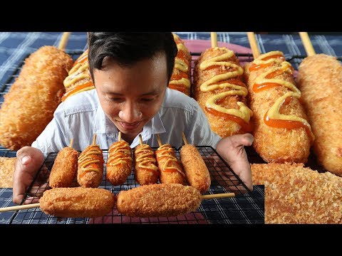 Cách làm Hotdog Hàn Quốc tại nhà giòn ngon khó cưỡng !!! | DTP CHANNEL