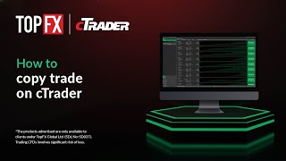 How to copy trade on cTrader