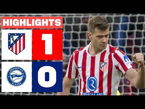ATLÉTICO DE MADRID 1 - 0 DEPORTIVO ALAVÉS | RESUMEN LALIGA EA SPORTS