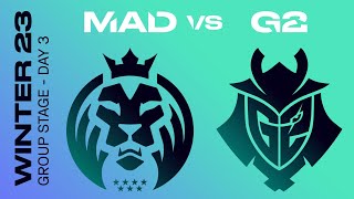 LEC Winter Split 2023 - W4D3  - MAD vs G2 - BO3