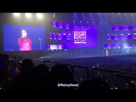 180909 HallyuPopFest SNSD Taeyeon Talk 1