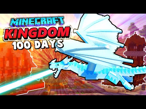 L8Games - We Spent 100 Days In Minecraft Building A Kingdom In A World Of Dragons