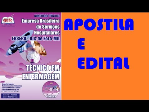 Apostila Técnico em Enfermagem Edital Concurso EBSERH Juiz de Fora MG 2015