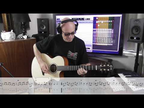 LCM Grade 4 acoustic guitar: The Sailor's Hornpipe with tab and rhythm guitar backing